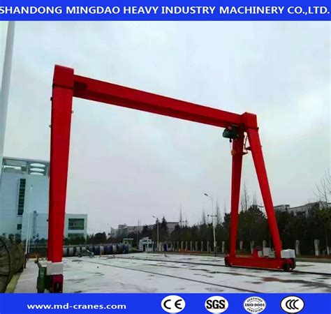 Gantry Crane And Goliath Crane Ton With Ground Beam Travelling