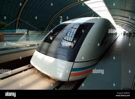 Maglev train shanghai interior hi-res stock photography and images - Alamy