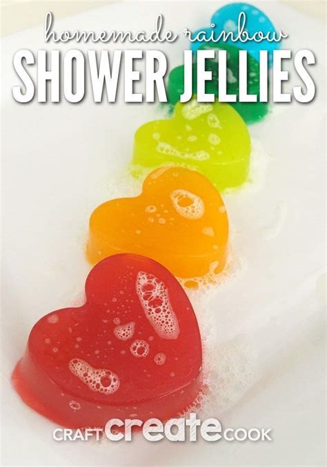 Rainbow Shower Jellies How To Make Homemade Rainbow Shower Jellies