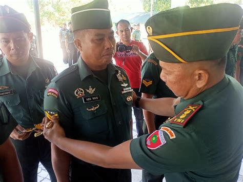 Dandim 1405 Parepare Pimpin Upacara Korps Raport Kenaikan Pangkat