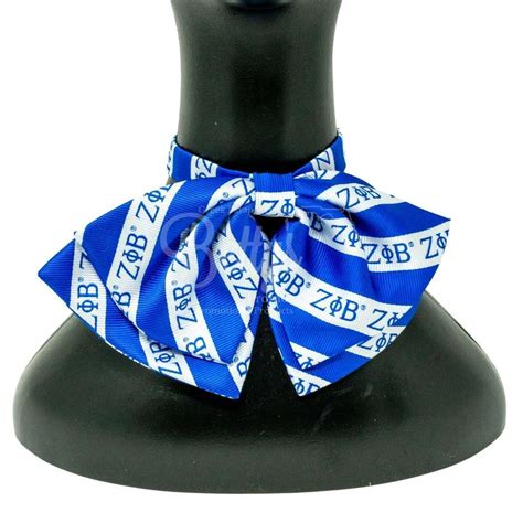 Zeta Phi Beta ΖΦΒ Greek Letters Floppy Bowtie