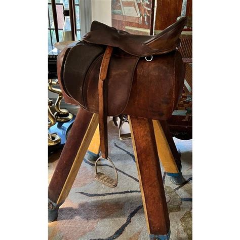 Leather English Riding Saddle | Chairish