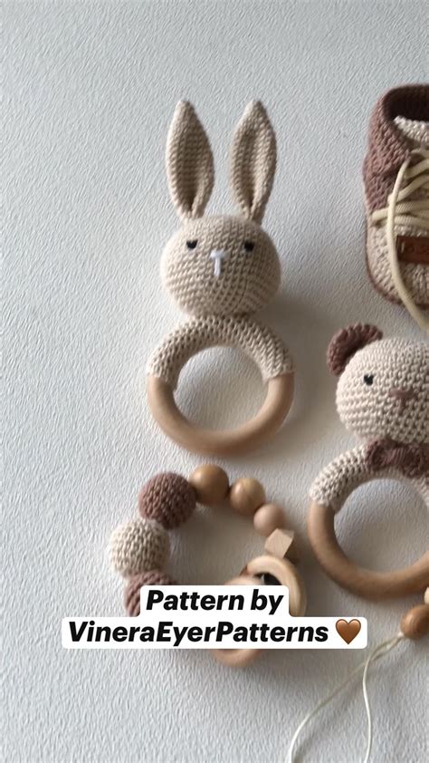 Free Crochet Bunny Rattle Pattern Free Amigurumi Bunny Rattle Pattern