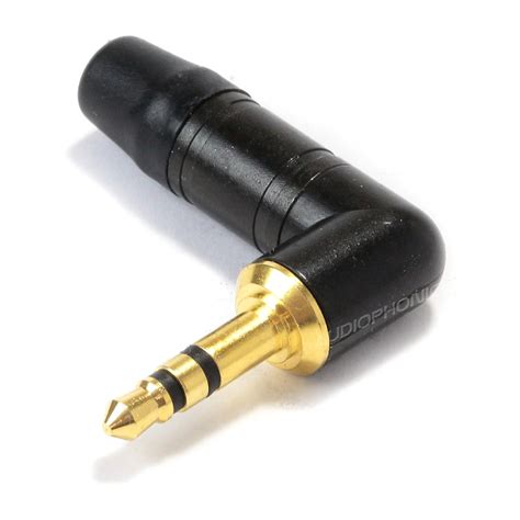 NEUTRIK NTP3RC B Jack 3 5mm Connector 3 Poles Stereo Angled Gold Plated