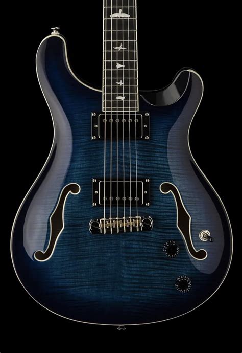 Prs Se Hollowbody Ii Faded Blue Burst