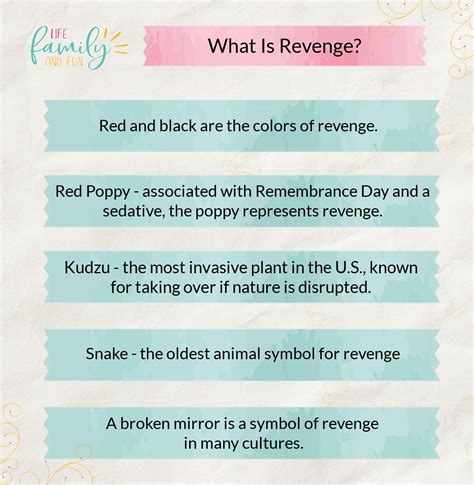 9 Symbols of Revenge