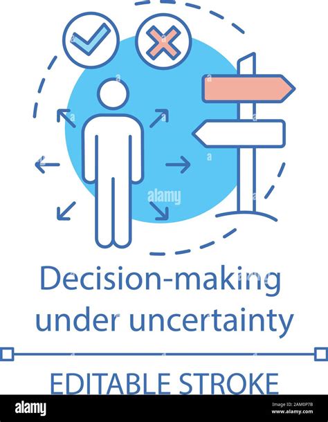 Decision Making Under Uncertainty Concept Icon Ways To Solve Problem