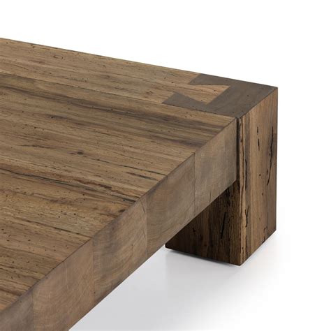 Abaso Oak Coffee Table Four Hands Artesanos Design Collection