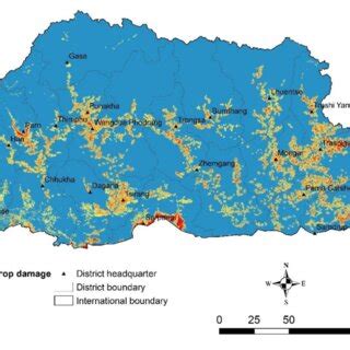 a). Predicted crop damage risk areas. | Download Scientific Diagram 