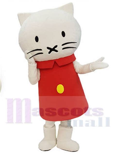 Cute Musti Cat Mascot Costume Cartoon