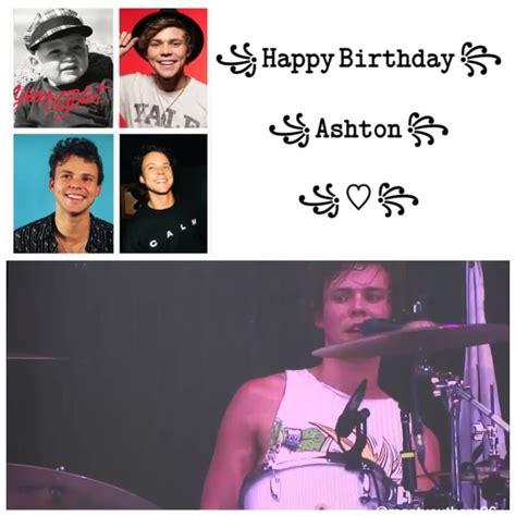 Happy Birthday To The Legend Ashton Irwin 🥳🎈 ️ R5sos