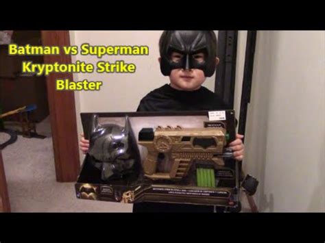 Batman Costume And Dawn Of Justice Kryptonite Strike Blaster YouTube