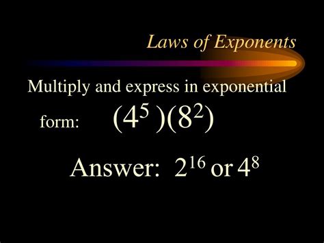 Ppt Laws Of Exponents Practice Using Powerpoint Powerpoint Presentation Id 6601589