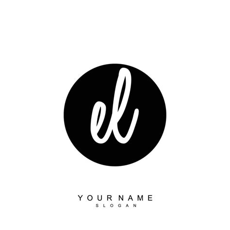 Initial El Monogram With Grunge Template Design 21753638 Vector Art At
