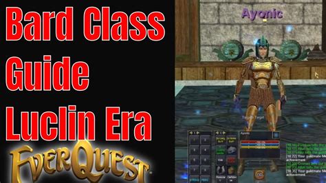 Bard Guide Luclin Everquest Youtube