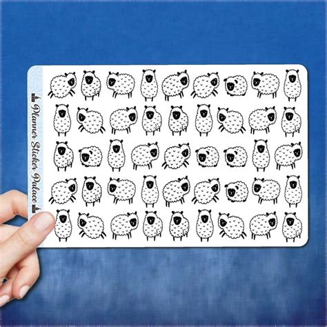 Sheep Stickers Planner Sticker Palace