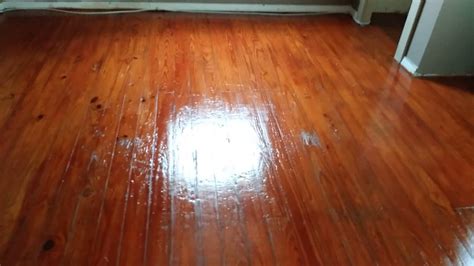 How To Stain Hardwood Floors Without Sanding Youtube