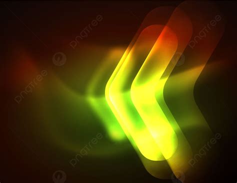 Futuristic Neon Glowing Arrows Techno Background Digital On