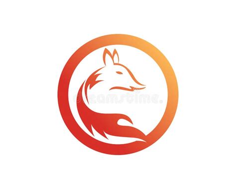 Firefox Animals Logo And Symbols Template App Icons Stock Vector