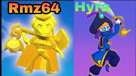 Rmz64 Vs Hyra Brawl Stars YouTube