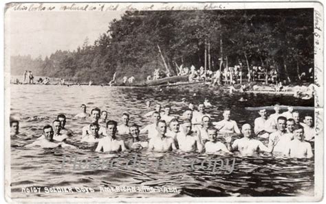 Items Similar To Vintage Photo Postcard ~ Wwi Soldiers Swimming On Etsy