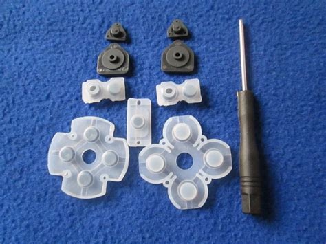 1set X For Sony PS4 Soft Rubber Silicon Conductive Button Pad For