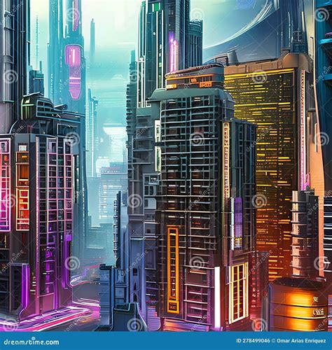 579 Futuristic Sci Fi City A Futuristic And Sci Fi Inspired Background