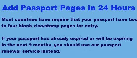 Add Passport Pages Requirements Texas Tower 24 Hour Passport And Visa