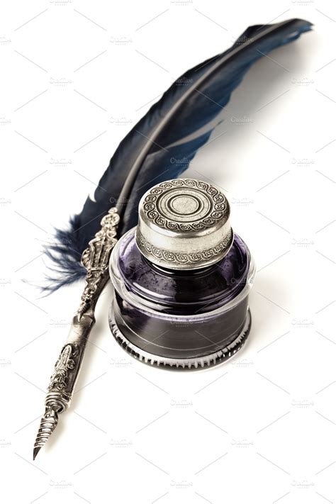 Quill pen and inkwell | High-Quality Stock Photos ~ Creative Market