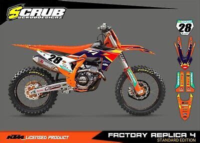 KTM Graphic SX SXF 2023 2024 125 150 250 300 350 450 Decals XC XCf