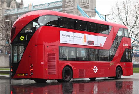 Londons New Routemaster Hits The Road In London As It Goes Into