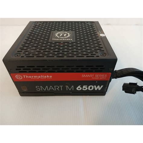 Power Supply อุปกรณ์จ่ายไฟ Thermaltake 650w Smart Modular 80 Bronze Shopee Thailand