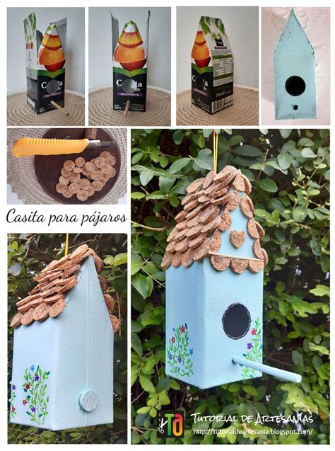 Tutorial de Artesanías Casita para pájaros