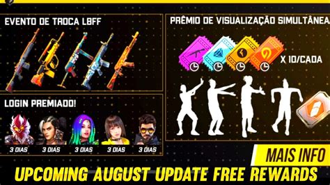 August Update Free Items Free Fire All M1887 Gun Skin Comes In One