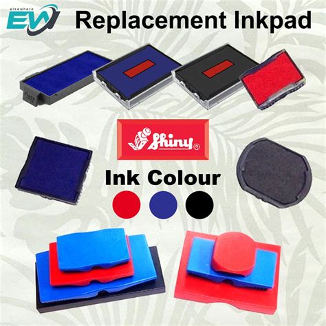 Shiny Ink Pad Cartridges Refill For Self Inking Stamps S S S