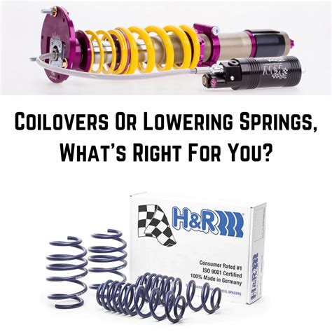 Coilovers Vs Lowering Springs - Parts Plug