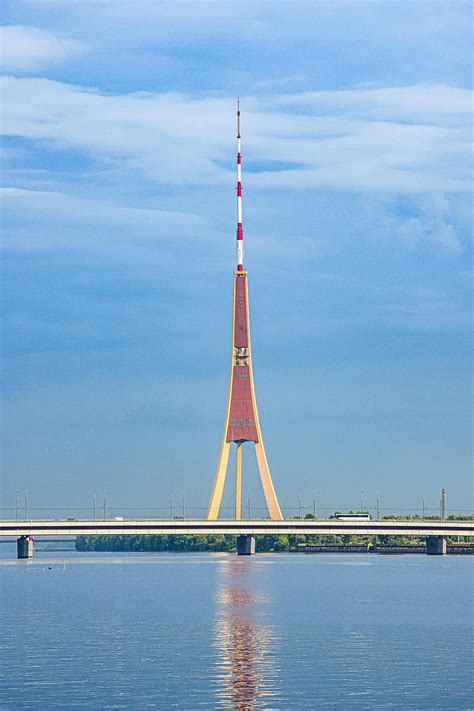 tv tower, highest, large, world record, riga, latvia, building ...