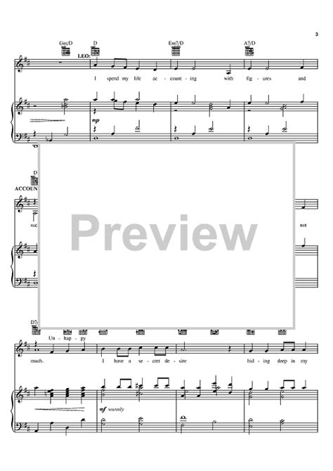 I Wanna Be A Producer Sheet Music By Mel Brooks For Piano Vocal Chords