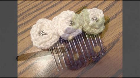 Crochet Hair Pins Youtube