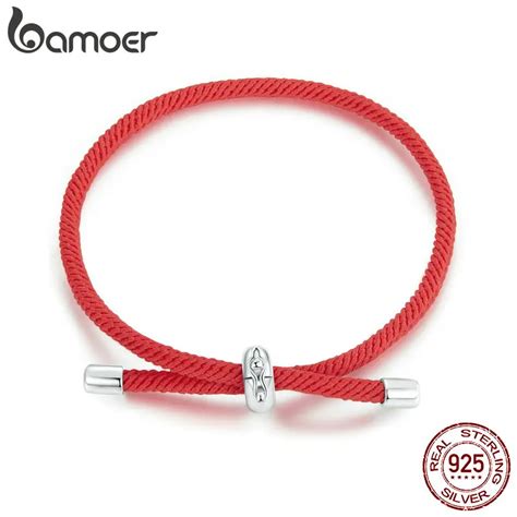 Bamoer Bracelet Breloques Porte Bonheur En Argent Regard Fait La