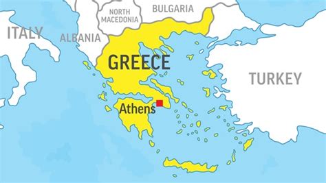 Greece Map Of Athens Dorine Jessamine