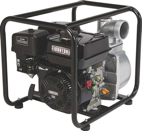 Ironton Semi Trash Water Pump 3in Ports 14160 Gph 13in Solids