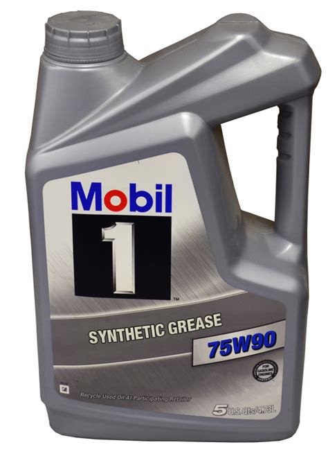 MOBIL 1 75W-90, 100% SYNTHETIC GEAR OIL, 4/1 Gallon Jugs