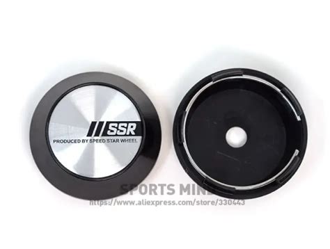 X Mm Ssr Wheel Center Caps Hubcaps Rim Caps Badges Emblems Silver