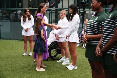 Emma Raducanu Meets Kate Middleton And Princess Charlotte At Wimbledon In London 07 14 2024