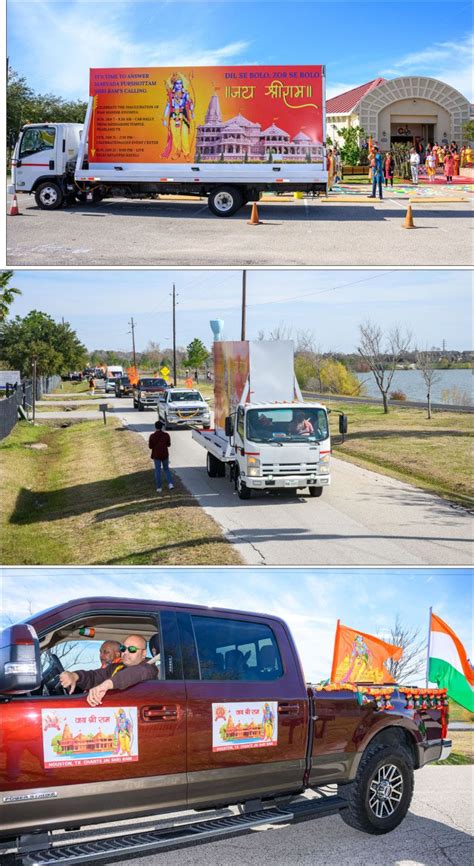 Ram Mandir Car Rally makes waves in Houston