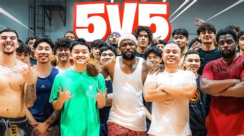 INSANE 5v5 Basketball With CashNasty Jason Ween 50KAL Mal YouTube