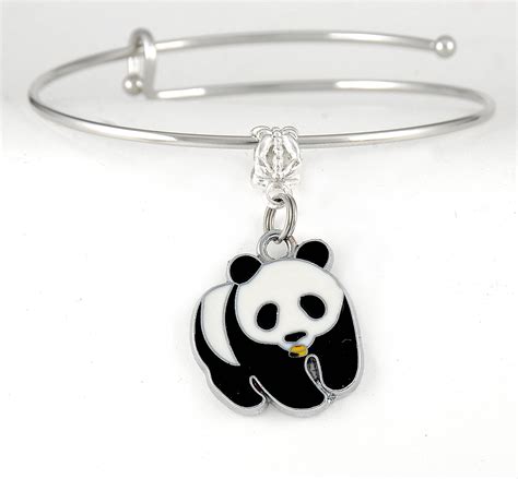 Panda Charm Bracelet Panda Bracelet Endangered Species
