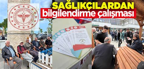 AKÇAKOCA İLÇE SAĞLIK MÜDÜRLÜĞÜNDEN MERKEZ CAMİ ÖNÜNDE BİLGİLENDİRME