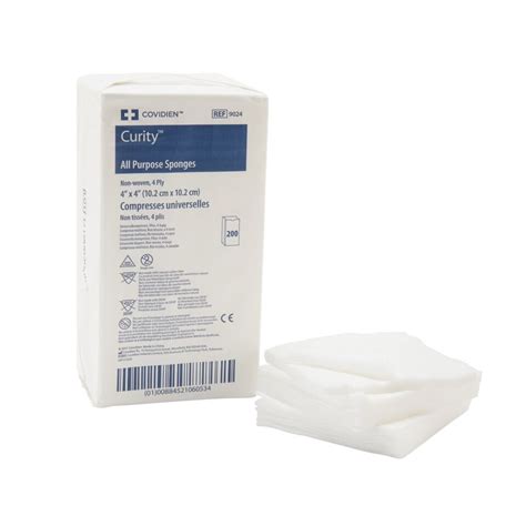 New Curity Gauze Ply X Bg Nonwoven Sponge Bag Disposables